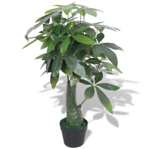 Künstlicher Lorbeerbaum 85 cm Dekobaum mit Topf realistisch
