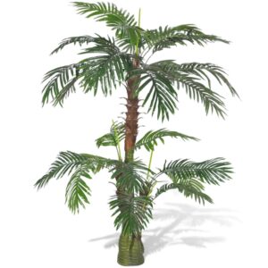 Künstliche Sagopalmfarne 150 cm Dekobaum realistisch mit Topf