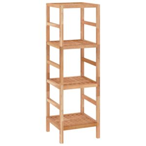 Badregal Natur aus Walnussholz Massiv 35,5 x 35,5 x 112,5 cm