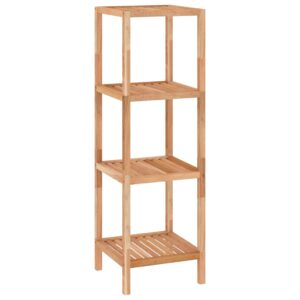 Badregal Walnussholz Massiv Natur 36 x 36 x 112 cm