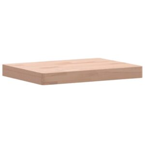 Schneidebrett Holz Massiv Buche Natur 40 x 30 x 4 cm