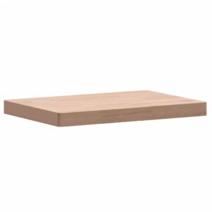 Schneidebrett Holz Massiv Buche Natur 50 x 35 x 4 cm