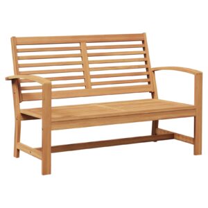 Gartenbank aus Teakholz Massiv Braun 110 x 65 x 76,5 cm