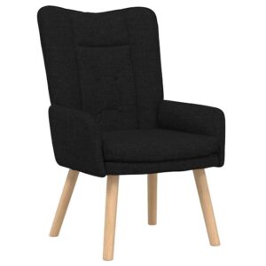 Relaxsessel Schwarz 63x67x94 cm aus Stoff Modern