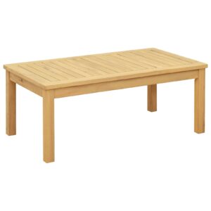 Garten-Couchtisch Akazie Massivholz Natur 90 x 50 x 36 cm