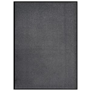 Fußmatte Rutschfest Polypropylen Anthrazit 60 x 80 cm