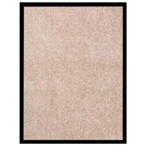 Fußmatte Rutschfest Polypropylen Beige 60 x 80 cm
