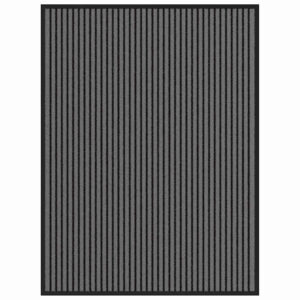 Anti-Rutsch Fußmatte aus Polypropylen Schwarz 80 x 120 cm