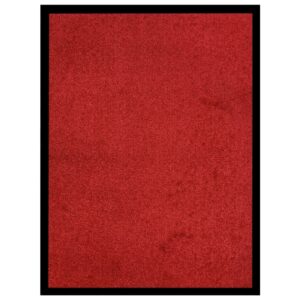 Fußmatte Rutschfest Polypropylen Rot 40 x 60 cm