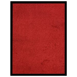 Fußmatte Rutschfest Polypropylen Rot 60 x 80 cm