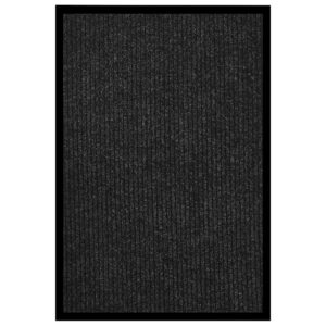 Fußmatte Gestreift Rutschfest Polypropylen Grau 80 x 120 cm