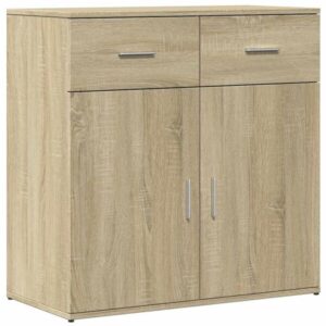 2er Set Sideboards Sonoma-Eiche Holzwerkstoff 79 x 38 x 80 cm