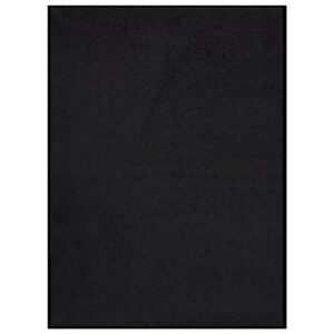 Fußmatte Rutschfest Polypropylen Schwarz 60 x 80 cm