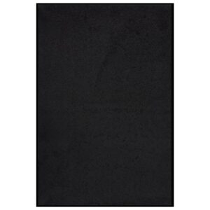 Fußmatte Rutschfest Polypropylen Schwarz 80 x 120 cm