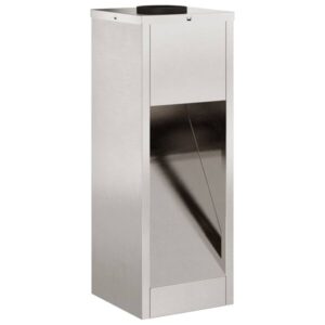 2er Set Solar LED Wegeleuchten Silber aus Stahl 18 x 18 x 50 cm